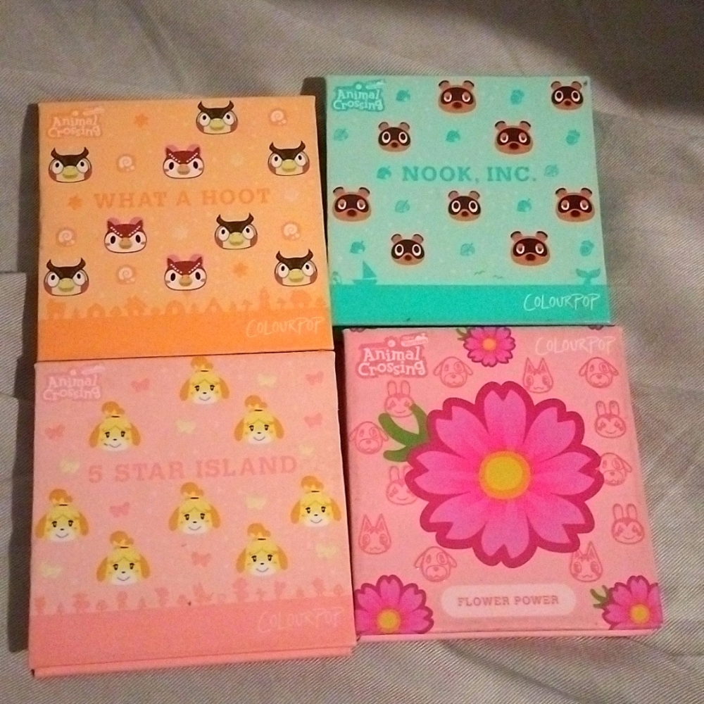 NWOT Colourpop X Animal Crossing Makeup